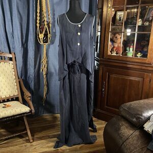 Vintage Nina Piccalino Rayon Dress 14 USA Made 90's Layered Art Minimalist